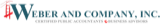 WEBER AND COMPANY, INC | CERTIFIED PUBLIC ACCOUNTANTS | BUSINESS ADVISORS logo